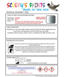 Mitsubishi Space Runner Blue Code B45 Touch Up paint instructions for use how to paint car