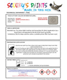 Mitsubishi L200 Bohemia Richmond Beige Code Lz Touch Up paint instructions for use how to paint car