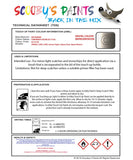 Mitsubishi L200 Coronado Silver Code Ac11126 Touch Up paint instructions for use how to paint car