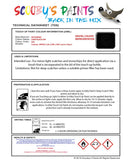 Mitsubishi L200 Lamp Black Code X94 Touch Up paint instructions for use how to paint car