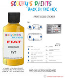Paint For Fiat/Lancia 500 Modena Yellow Code Pyt Car Touch Up Paint