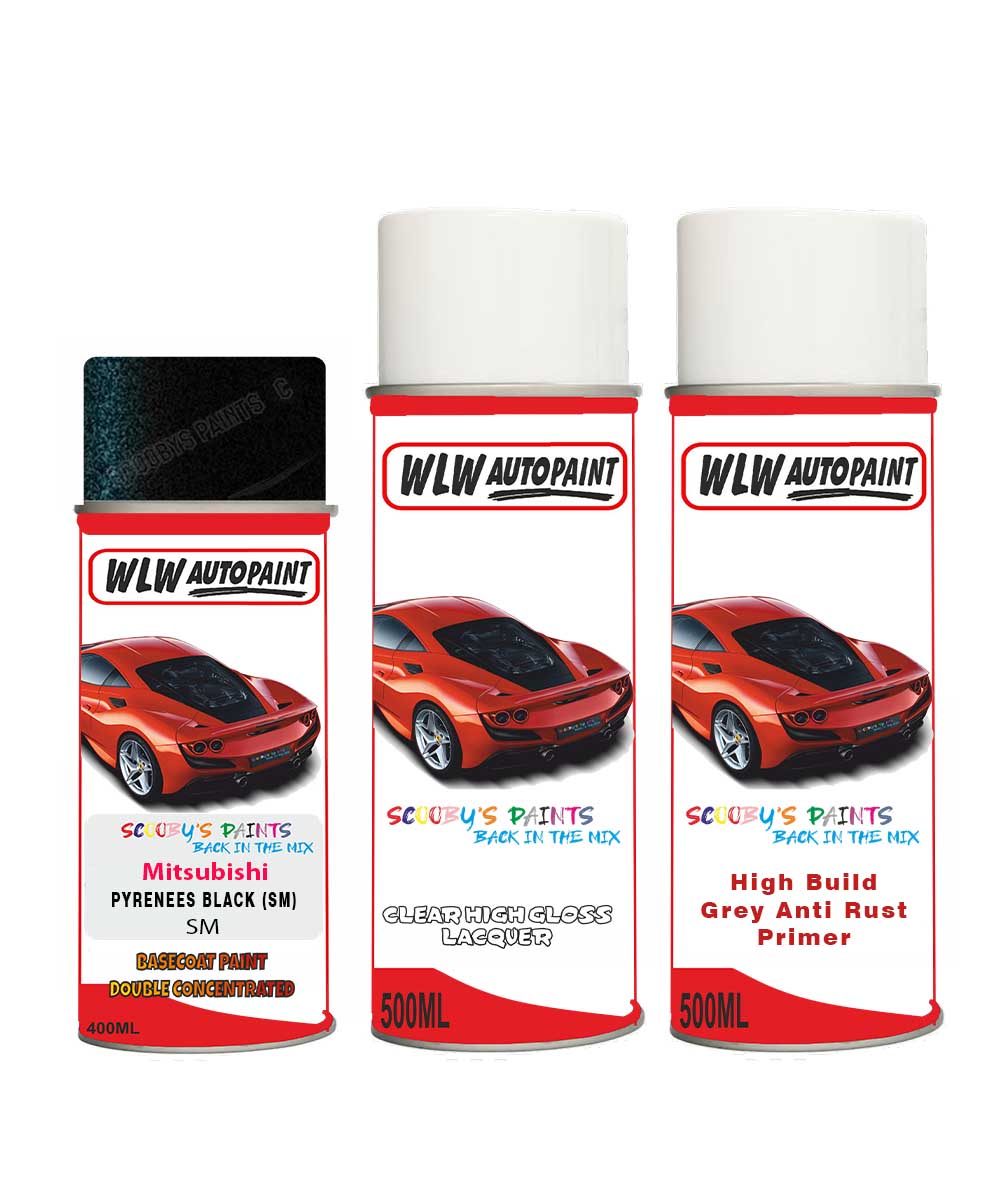 Peinture aérosol MITSUBISHI Black 1983-1994 (Code AC10021) main image 0
