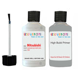 Mitsubishi Outlander Phev Diamond Silky White Code Dw Touch Up Paint with anit rust primer undercoat
