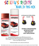 nissan qashqai fired iron red aerosol spray car paint clear lacquer a52