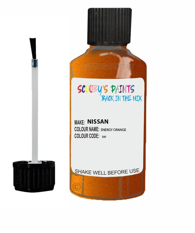 Paint For Nissan Micra Energy Orange Code Ebf Touch Up Paint