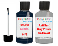 PEUGEOT EXPERT TEPEE BLEU IMPERIAL Blue K4PB Anti Rust Primer Undercoat