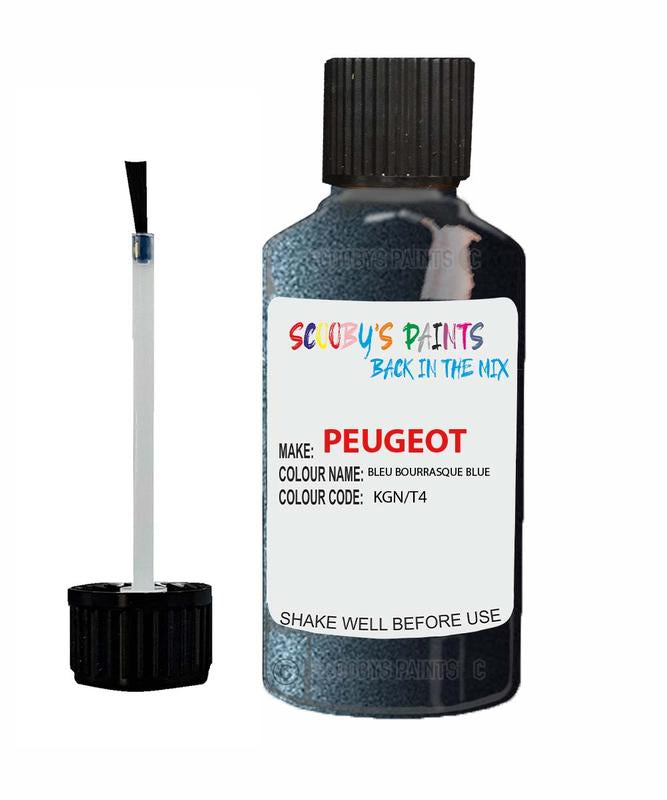 Paint For Peugeot 3008 Bleu Bourrasque Blue Code Kgn/T4/- Touch Up