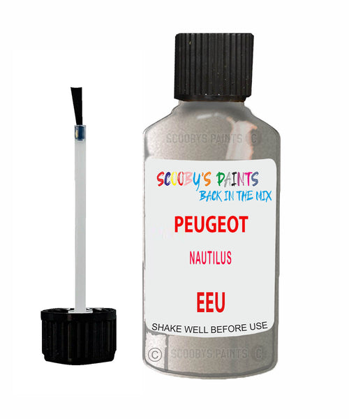 Paint For PEUGEOT Expert NAUTILUS Silver/Grey EEU Touch Up Scratch Stone Chip Kit