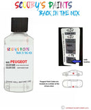 peugeot 208 blanc banquise white code location sticker ewp p0wp p3wp touch up paint 1993 2018