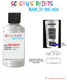 peugeot 208 blanc nacre white code location sticker kwe n9 touch up paint 2008 2017