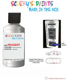 peugeot 308 diamond silver silver code location sticker ekr 6058 touch up paint 2012 2013