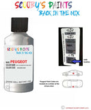 peugeot 208 gris aluminium silver grey code location sticker 9k ezrc ezr touch up paint 2001 2018