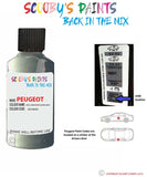 peugeot 1007 gris cerianthe silver grey code location sticker ezs m0zs touch up paint 2004 2006