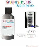 peugeot 208 gris manba silver grey code location sticker kbh touch up paint 2013 2014
