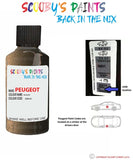 peugeot 3008 hickory brown code location sticker kdk k1 touch up paint 2009 2016