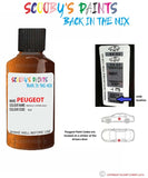 peugeot 3008 cuprite copper gold code location sticker elg touch up paint 2016 2017