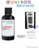 peugeot 107 noir caldera black code location sticker exz xz touch up paint 2005 2016