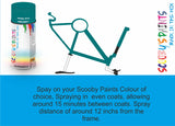 RAL5021-Water blue-400ml Bicycle Paint Frame Code
