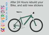 RAL6000-Patina green-400ml Bascoat Bicycle Paint For Respray
