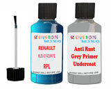 RENAULT Sandero BLEU D'AZURITE Blue RPL Anti Rust Primer Undercoat