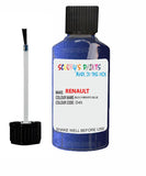 renault clio bleu vibrato blue code d45 touch up paint 2000 2015 Scratch Stone Chip Repair