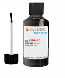 renault clio pearl black code z20 touch up paint 1991 2020 Scratch Stone Chip Repair