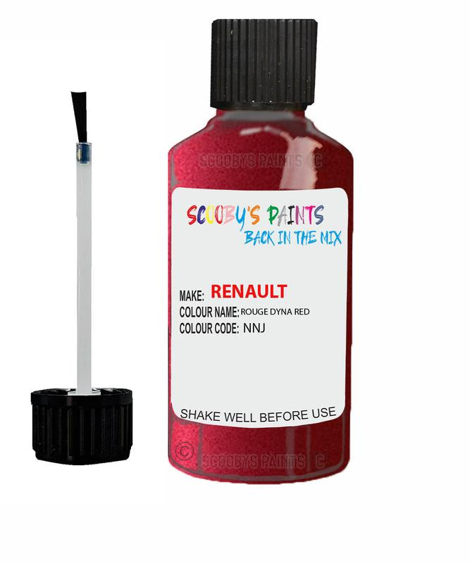 TRISTARcolor Peinture Voiture Kit Crayon De Retouche Peinture Pour Renault/ Alpine NNF Rouge Toro/Torero Rot Peinture De Fond Peinture De Base Vernis Clair 50 Ml Chacun