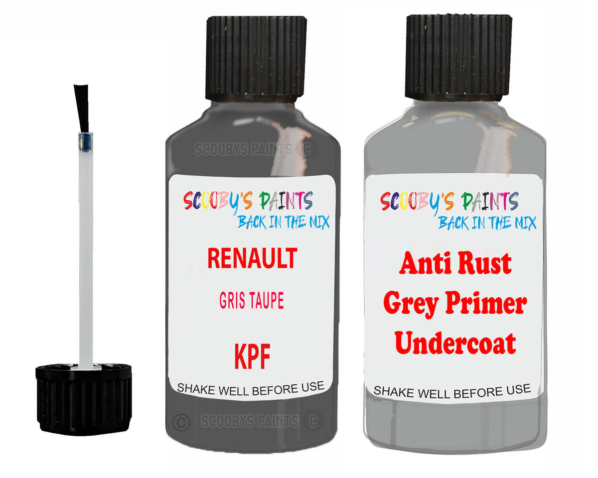 Paint For RENAULT traffic GRIS TAUPE Silver/Grey KPF Touch Up