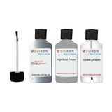 renault clio gris agathe silver grey code b65 Scratch score repair paint 2000 2005