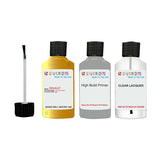 renault clio jaune sirius ii yellow code env Scratch score repair paint 2011 2019