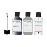 renault clio nymphea silver grey code 671 Scratch score repair paint 1997 2002