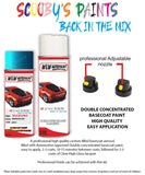suzuki alto paradise blue zky car aerosol spray paint with lacquer 2009 2013