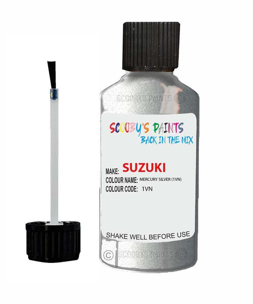 suzuki alto mercury silver code 1vn touch up paint 1993 2000 Scratch Stone Chip Repair 