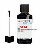 Paint For SEAT Toldeo NEGRO EBANO/VULKANSCHWARZ Touch Up Paint Scratch Stone Chip Repair Colour Code 81