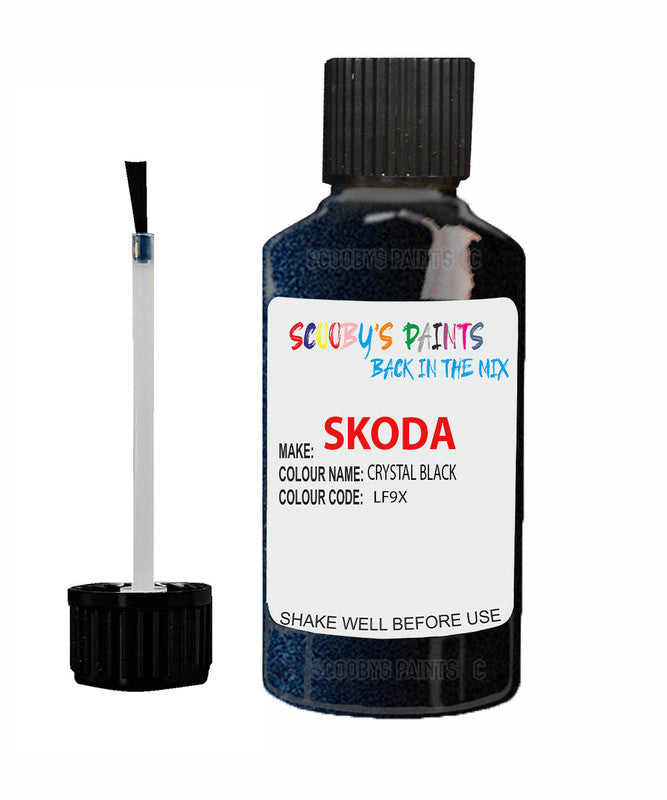 Paint For Skoda Octavia Crystal Black Car Touch Up Paint Code Lf9X
