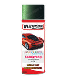 Aerosol Spray Paint For Ssangyong Musso Sherwood Green Code Gea