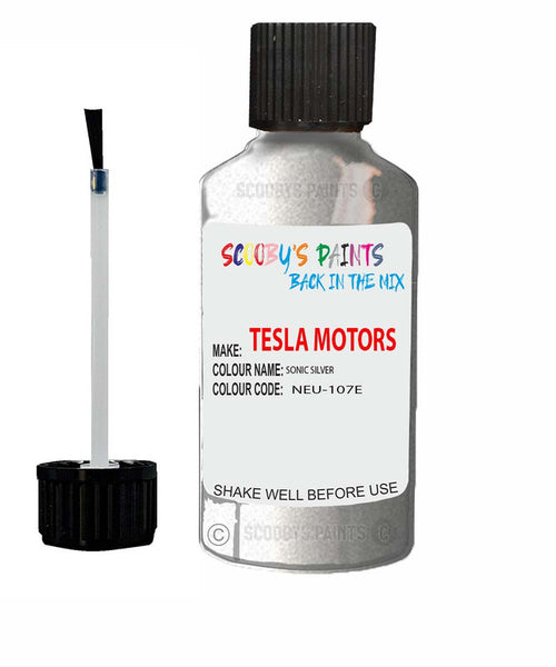 Paint For Tesla Model X Sonic Silver Code Neu-107E Touch Up Scratch Stone Chip Repair