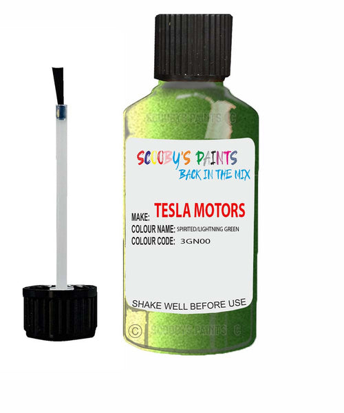 Paint For Tesla Model X Spirited/Lightning Green Code 3Gn00 Touch Up Scratch Stone Chip Repair