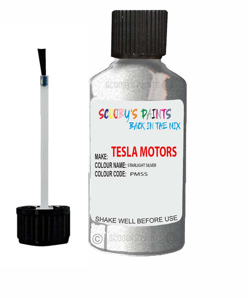 Paint For Tesla Model Y Starlight Silver Code Pmss Touch Up Scratch Stone Chip Repair