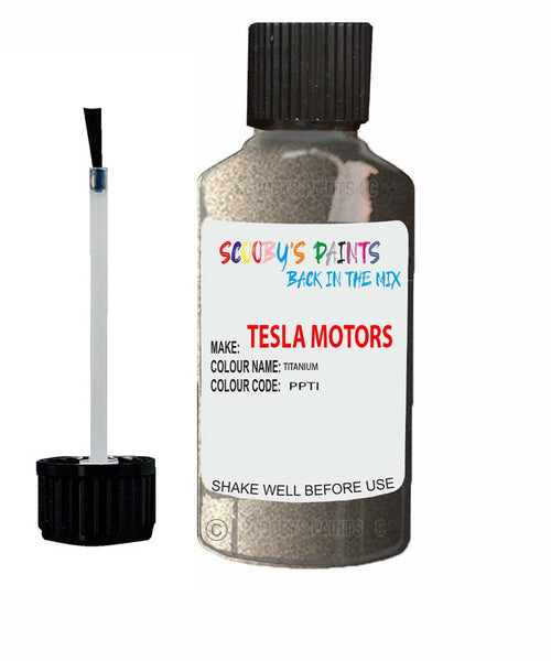 Paint For Tesla Model Y Titanium Code Ppti Touch Up Scratch Stone Chip Repair