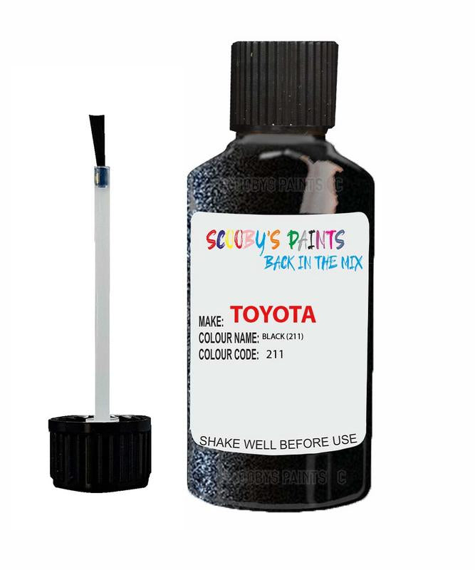 Paint For Toyota Aygo Black Code 211 Touch Up Paint Scratch