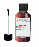 toyota yaris dark red code 3q8 touch up paint 2002 2010 Scratch Stone Chip Repair
