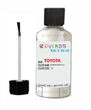 toyota camry diamond white code 51 touch up paint 1990 2004 Scratch Stone Chip Repair