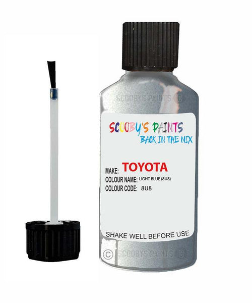 toyota camry hybrid light blue code 8u8 touch up paint 2008 2012 Scratch Stone Chip Repair 