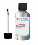 toyota yaris pale blue code 8r0 touch up paint 2002 2008 Scratch Stone Chip Repair