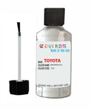 toyota gt86 satin white code 37j touch up paint 2012 2014 Scratch Stone Chip Repair