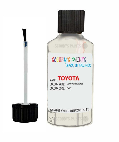 toyota hiace van tudor white code 45 touch up paint 1990 2007 Scratch Stone Chip Repair 