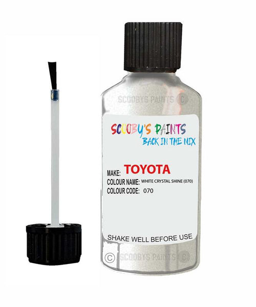 toyota corolla white crystal shine code 70 touch up paint 2002 2020 Scratch Stone Chip Repair 