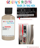 toyota starlet beige code location sticker 4l2 touch up paint 1990 1995
