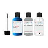 toyota yaris blue code 8q1 touch up paint 2001 2008 Primer undercoat anti rust protection